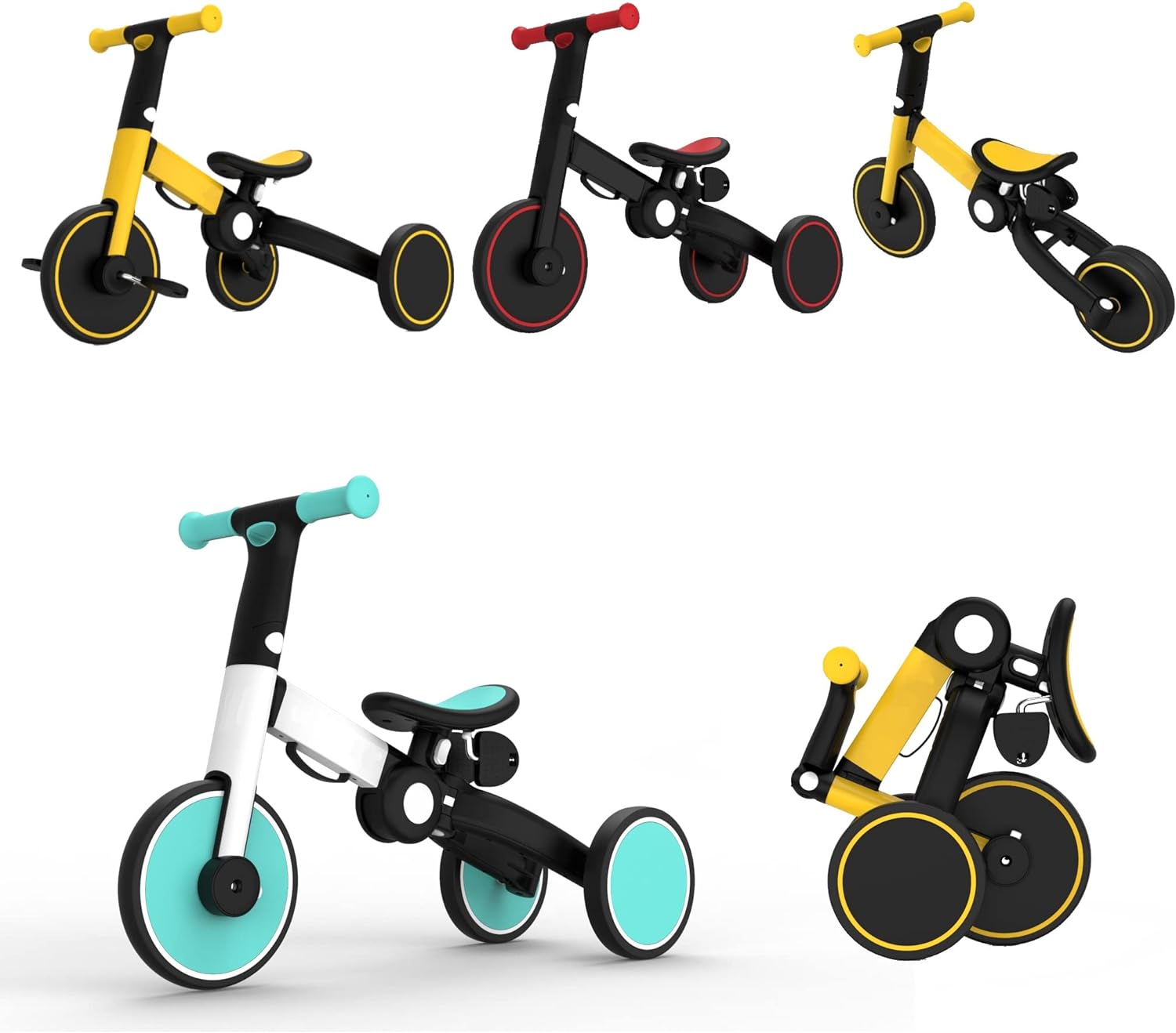 Cauzac™ WonderWheels: 5-in-1 Multifunctional Portable Bike