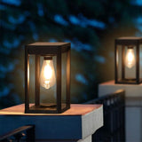 Cauzac™ Eco-Friendly Solar Outdoor Pillar Lamp with LED Lighting
