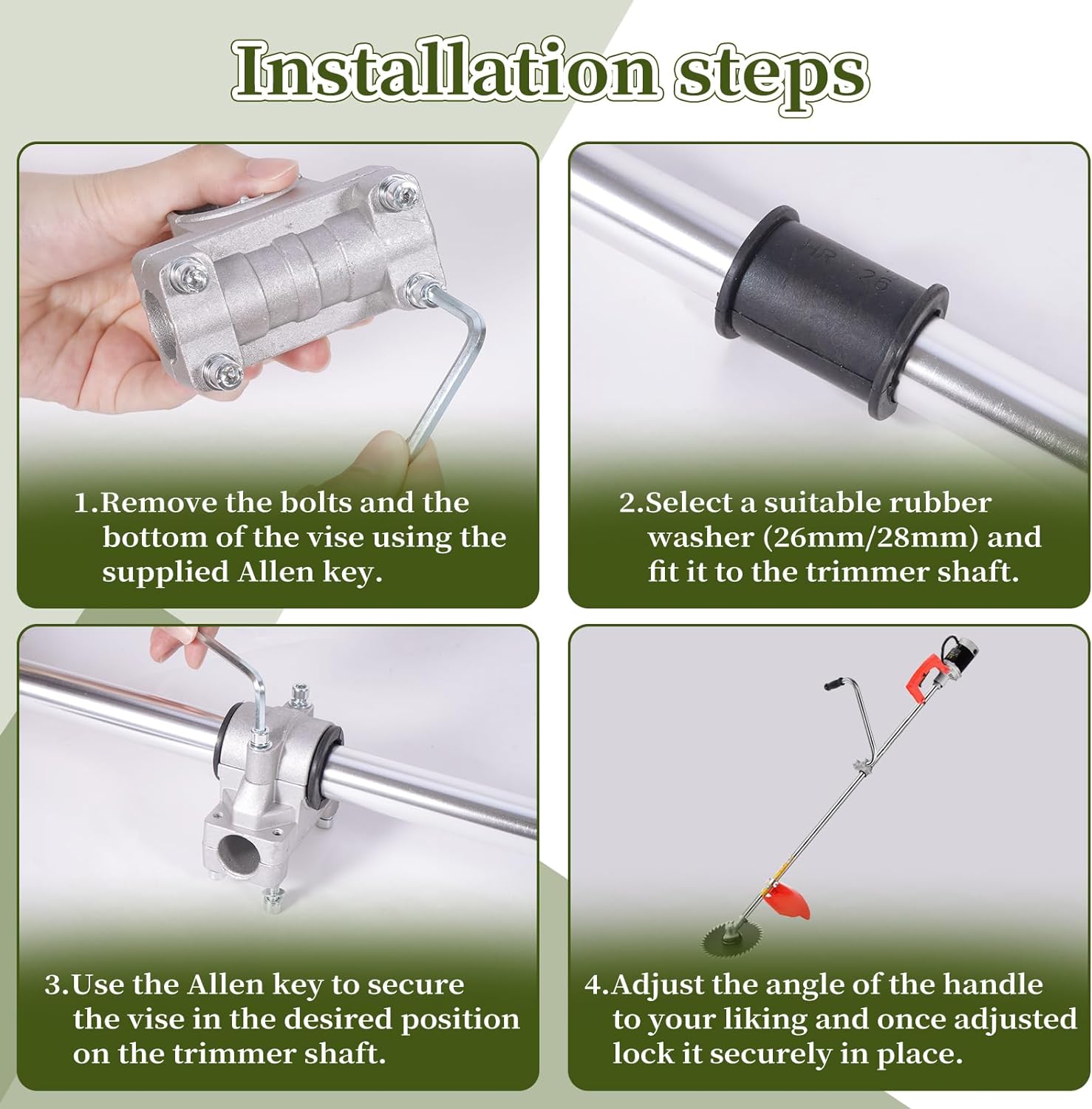 Cauzac™ Adjustable Comfort Handle for Weed Eaters