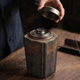 Cauzac™ Vintage Ceramic Tea & Coffee Storage Jar – 900ml Airtight Container
