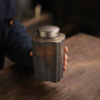 Cauzac™ Vintage Ceramic Tea & Coffee Storage Jar – 900ml Airtight Container