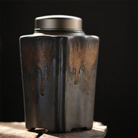 Cauzac™ Vintage Ceramic Tea & Coffee Storage Jar – 900ml Airtight Container