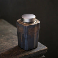 Cauzac™ Vintage Ceramic Tea & Coffee Storage Jar – 900ml Airtight Container