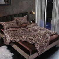 Cauzac™ Premium Satin Silk 4-Piece Bedding Ensemble for Ultimate Relaxation