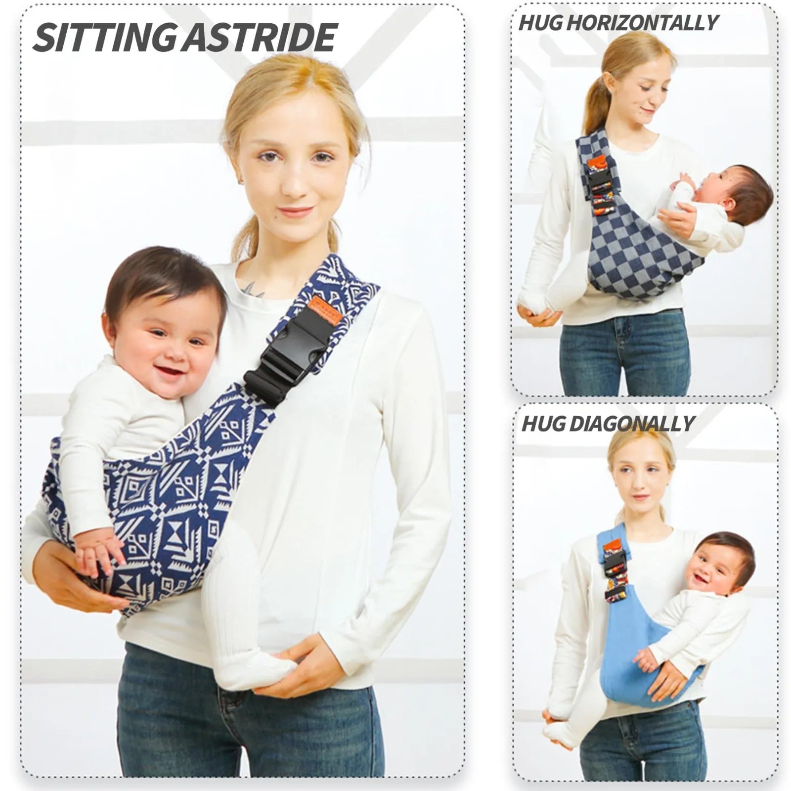 Cauzac™ Baby Wrap Carrier – Comfort Redefined for Parents on the Move