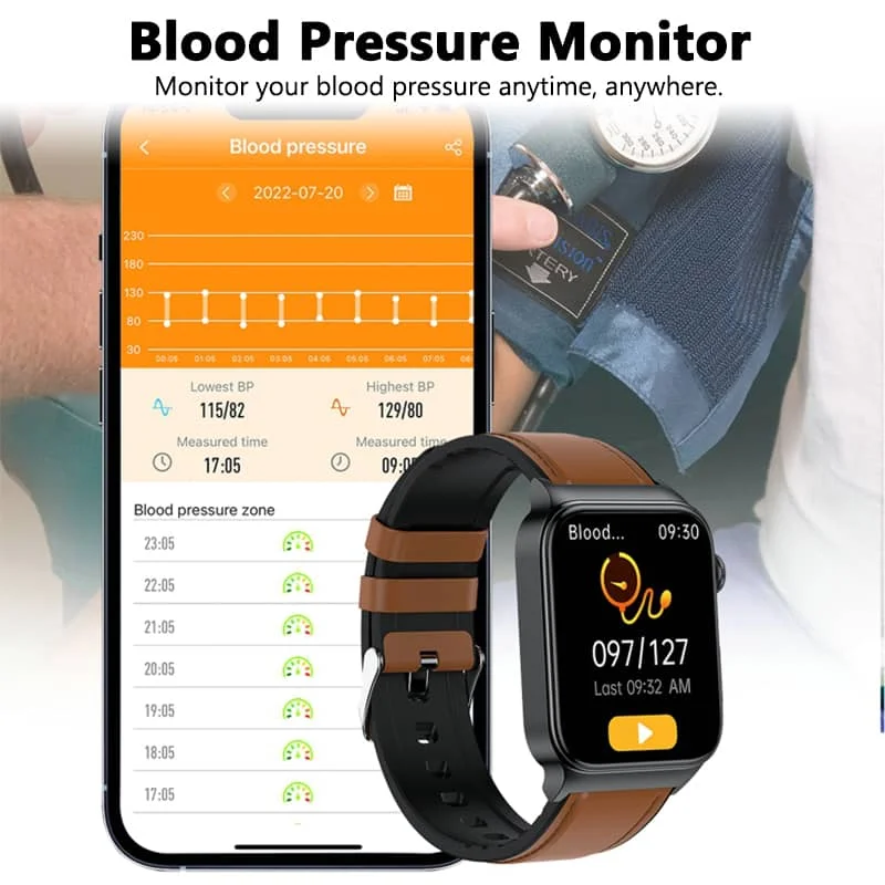 Cauzac™ Advanced Health Monitoring Smartwatch with ECG and Fitness Tracking