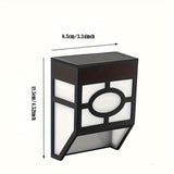 Cauzac™ Solar LED Wall Light Set – Ideal for Elegant Outdoor Illumination
