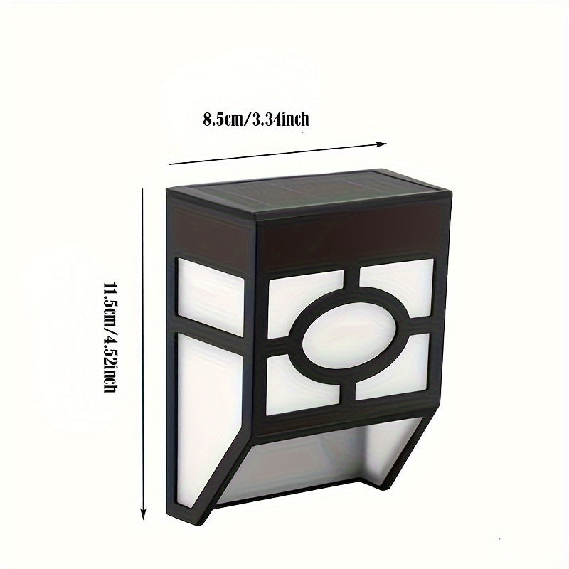 Cauzac™ Solar LED Wall Light Set – Ideal for Elegant Outdoor Illumination