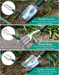 Cauzac™ Complete 11-Piece Aluminum Garden Tools Set