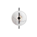 Cauzac™ Modern Round LED Wall Lamp with Marble Finish