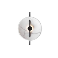 Cauzac™ Modern Round LED Wall Lamp with Marble Finish