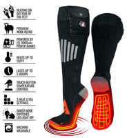 Cauzac™ 5V Heated Unisex Wool Socks with Battery