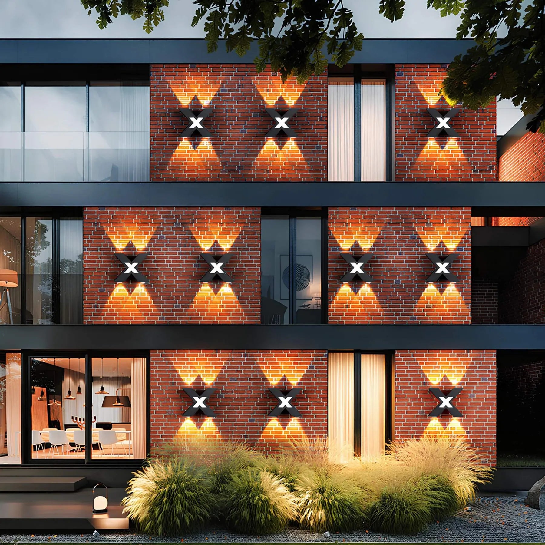 Cauzac™ Sleek Outdoor Wall Light for Contemporary Illumination