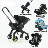 Cauzac™ TravelMate: 2-in-1 Baby Stroller & Car Seat