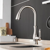 Cauzac™ Modern Single-Handle Kitchen Mixer Tap with Retractable Spray Head