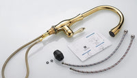 Cauzac™ Modern Single-Handle Kitchen Mixer Tap with Retractable Spray Head