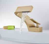 Cauzac™ Stylish Waterfall Bathroom Tap – Luxe Cascading Water Flow Mixer
