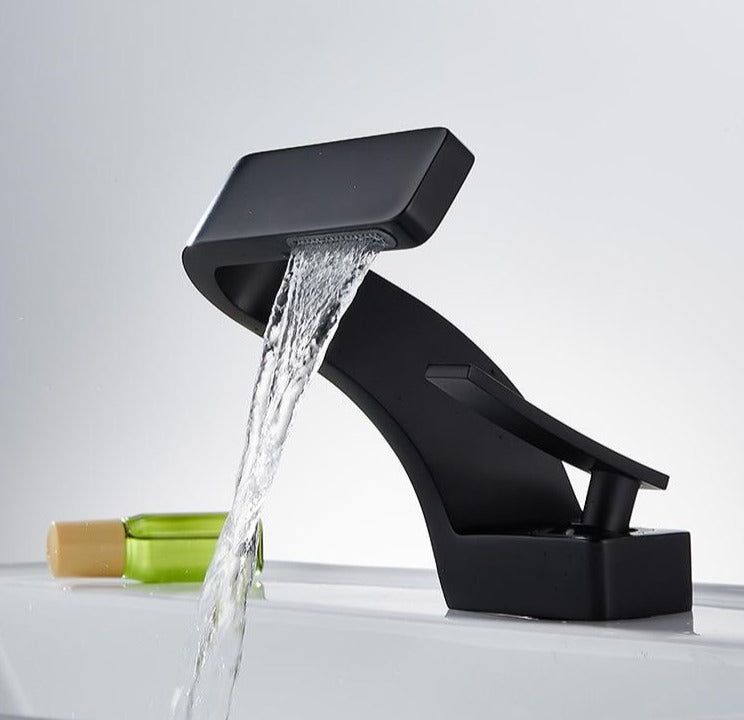 Cauzac™ Stylish Waterfall Bathroom Tap – Luxe Cascading Water Flow Mixer