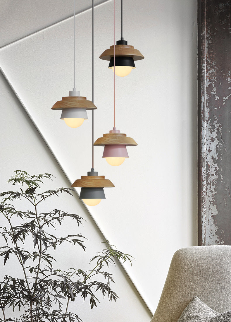 Cauzac™ Elegant Nordic Wood Pendant Light Fixture