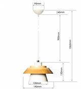 Cauzac™ Elegant Nordic Wood Pendant Light Fixture