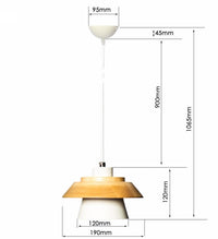 Cauzac™ Elegant Nordic Wood Pendant Light Fixture