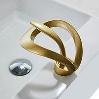 Cauzac™ Contemporary Curved Waterfall Basin Mixer Tap