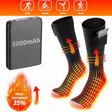 Cauzac™ Rechargeable Unisex Heated Socks with 5000mAh Battery