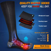 Cauzac™ Heated Unisex Socks with 4000mAh Battery