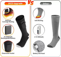 Cauzac™ Rechargeable Unisex Heated Socks with 5000mAh Battery