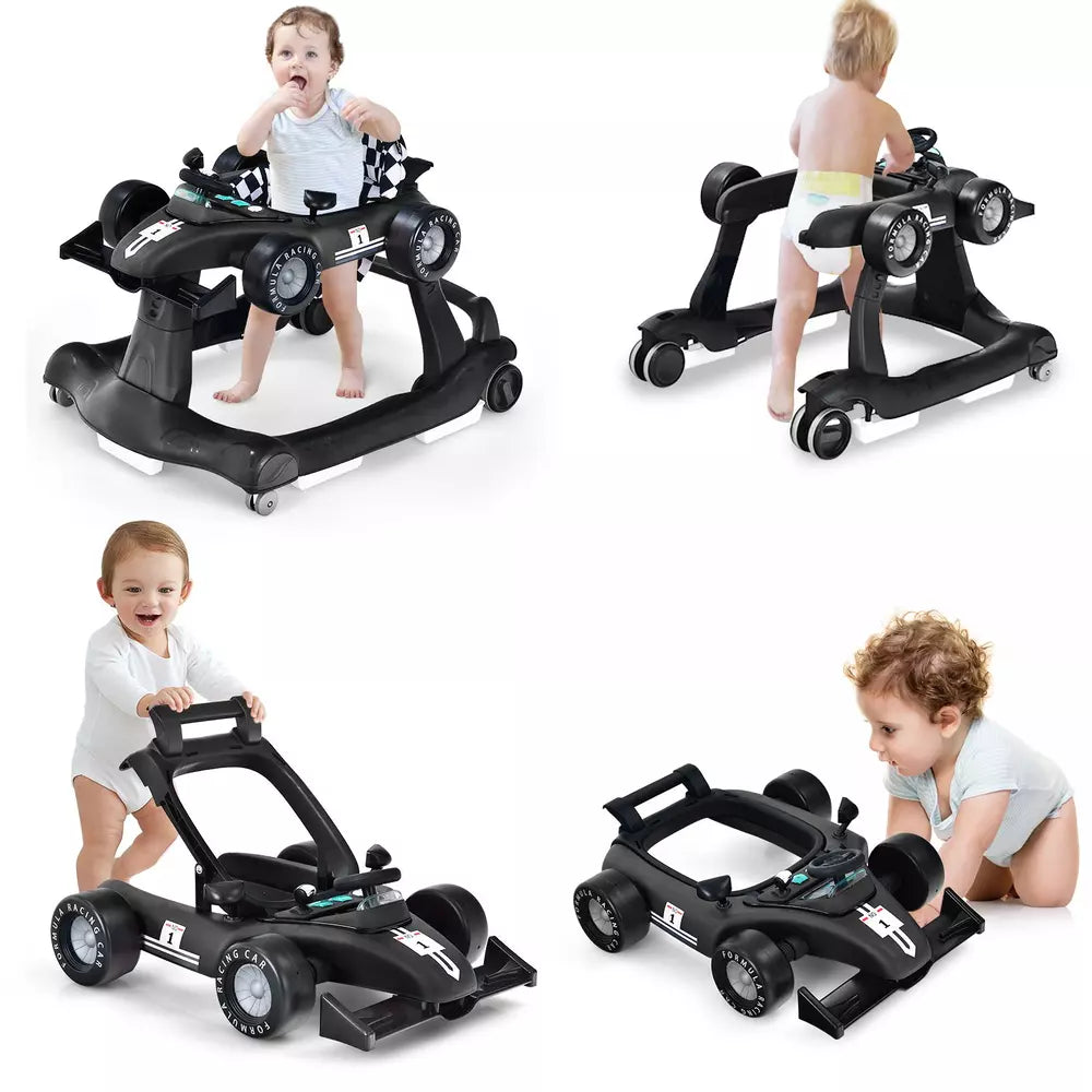 Cauzac™ 4-in-1 Baby Walker – Fun, Adjustable, and Designed for Your Little Explorer!