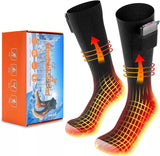 Cauzac™ Rechargeable Unisex Heated Socks with 5000mAh Battery