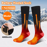 Cauzac™ Unisex Heated Socks with Rechargeable Battery 4000 mAh