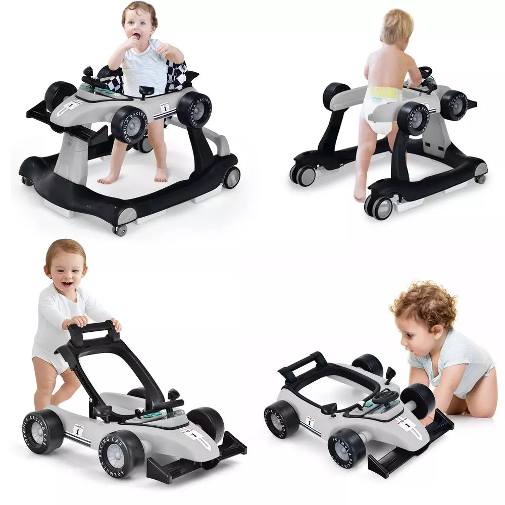 Cauzac™ 4-in-1 Baby Walker – Fun, Adjustable, and Designed for Your Little Explorer!