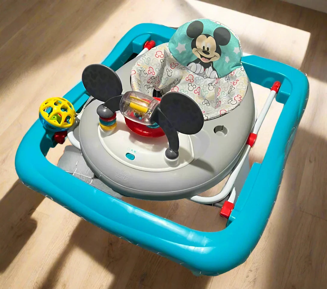 Cauzac™ 2-in-1 Baby Activity Walker – Safe Steps, Fun Playtime, Happy Baby!