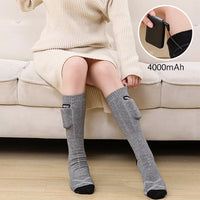 Cauzac™ Unisex Heated Socks with Rechargeable Battery 4000 mAh