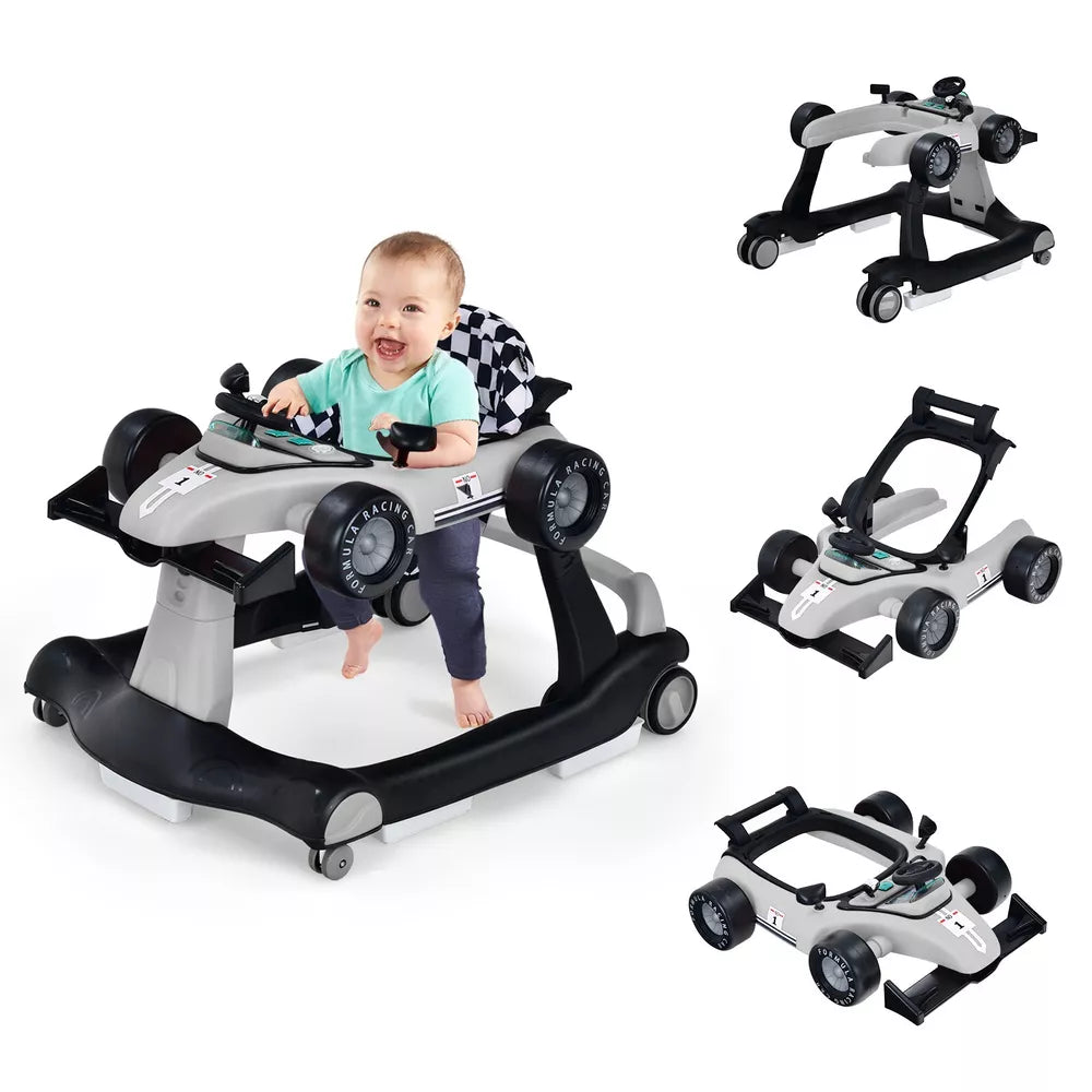 Cauzac™ 4-in-1 Baby Walker – Adjustable, Fun, and Perfect for Your Baby’s First Steps!