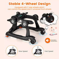 Cauzac™ 4-in-1 Baby Walker – Fun, Adjustable, and Designed for Your Little Explorer!