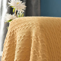 Cauzac™ Extra Large Knitted Sofa Throw Blankets for All Seasons