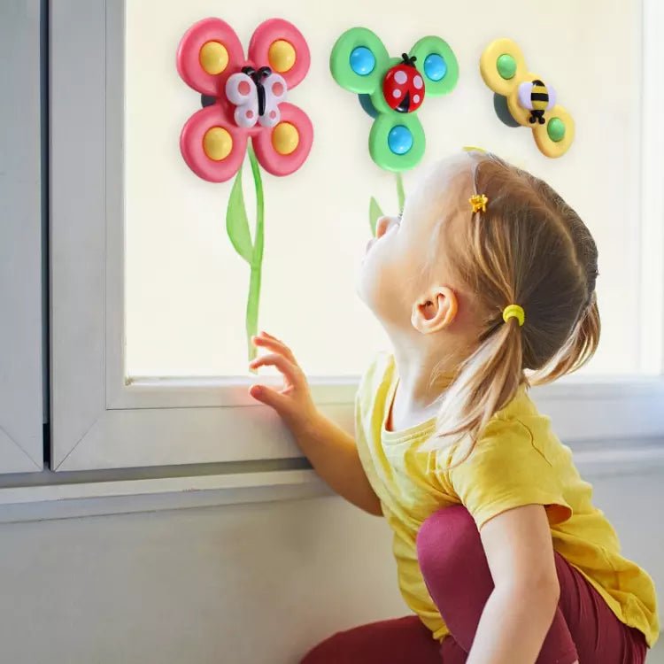 Cauzac™ Suction Spinner Toy Set – Endless Fun, Anywhere You Go!