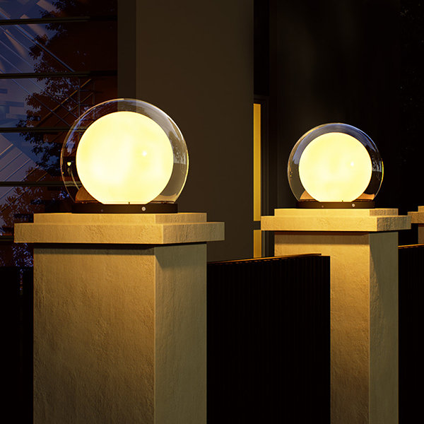 Cauzac™ Solar Moonlit Pillar Light - Enhance Your Outdoors with Elegance