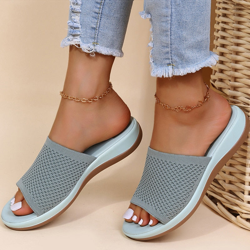 Cauzac™ Women's Breathable Summer Slippers for All-Day Comfort
