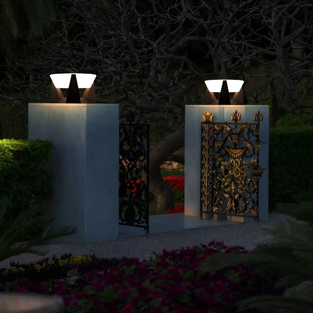 Cauzac™ Elegant Solar Garden Lamp with Japanese Design